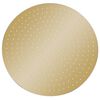 vidaXL Regenbrause Edelstahl 40 cm Rund Golden