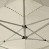 vidaXL Profi-Partyzelt Faltbar Aluminium 3x3 m Creme