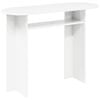 vidaXL Konsolentisch Wei&szlig; 100 x 39,5 x 75 cm Holzwerkstoff