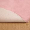 vidaXL Kunstfell Hasen Teppich Olite Rosa &Oslash; 100 cm Polyester