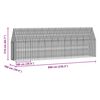vidaXL H&uuml;hnerk&auml;fig 2 pcs Silber 600 x 100 x 210 cm Verzinkter Stahl
