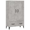 vidaXL Highboard Betongrau 70x31x115 cm Holzwerkstoff