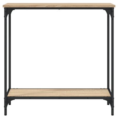 vidaXL Konsolentisch Sonoma-Eiche 75x30,5x75 cm Holzwerkstoff