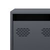 vidaXL TV-Schrank Anthrazit 101,5x39x43,5 cm Kaltgewalzter Stahl