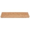 vidaXL Stufenmatten 20 Stk. 65x21x4 cm Beige Rechteckiger Rand