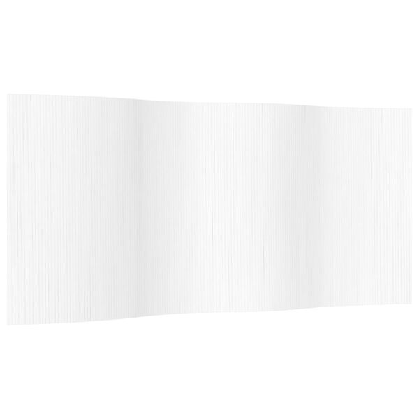 vidaXL Paravent Wei&szlig; Breite 400 cm H&ouml;he 165 cm Bambus