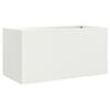 vidaXL Pflanzk&uuml;bel Wei&szlig; 62x30x29 cm Stahl