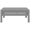 vidaXL 7-tlg. Garten-Lounge-Set Grau Massivholz Kiefer