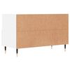 vidaXL TV-Schrank Wei&szlig; 80x36x50 cm Holzwerkstoff