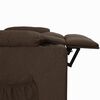 vidaXL Relaxsessel Dunkelbraun Stoff