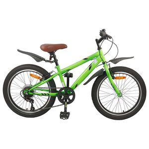vidaXL Kinderfahrrad 20 Zoll 6-Speed f&uuml;r 6-11 Jahre alt Gr&uuml;n