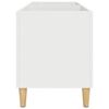 vidaXL Plattenschrank Wei&szlig; 74,5x38x48 cm Holzwerkstoff