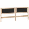 vidaXL Kopfteil Sonstiges Braun 200 cm Massivholz Kiefer