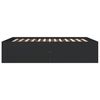vidaXL Bettgestell Schwarz 150x200 cm Holzwerkstoff