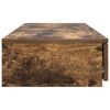 vidaXL Bettschubladen Ger&auml;ucherte Eiche 120 x 36,5 x 16,5 cm