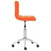 vidaXL Esszimmerstuhl Drehbar Orange Kunstleder