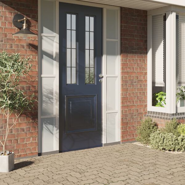 vidaXL Fensterfolie Matt Grau 45x2000 cm PVC