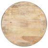 vidaXL Couchtisch Wei&szlig; 68x68x36 cm Massivholz Mango