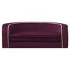 vidaXL Hundesofa Klappbar Burgunderrot 73x67x26 cm Pl&uuml;sch Waschbar