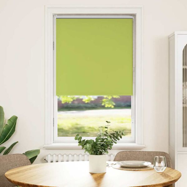 vidaXL Verdunkelungsrollo Gr&uuml;n 75x175 cm Stoffbreite 70,7 cm Polyester