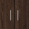 vidaXL B&uuml;cherschrank Braun Eichen-Optik 82,5x30,5x115 cm Holzwerkstoff