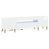 vidaXL LED-TV-Schrank DELFT 153 x 35 x 43 cm Hochglanz Wei&szlig;