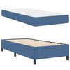 vidaXL Bettrahmen mit Matratze Blau 90 x 190 cm Stoff