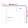 vidaXL Schreibtisch Sonoma-Eiche 100x50x76 cm Holzwerkstoff