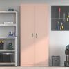 vidaXL Aufbewahrungsschrank 2 pcs Rosa 90 x 40 x 200 cm Stahl