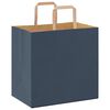 vidaXL Papiertragetaschen 50 Stk. mit Henkeln Blau 26x17x25 cm