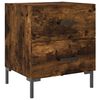 vidaXL Nachttische 2 Stk. R&auml;uchereiche 40x35x47,5 cm Holzwerkstoff