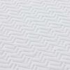 vidaXL Matratze Wei&szlig; und Grau 90 x 200 cm Jacquard-Stoff