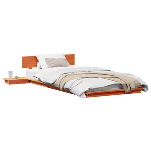 vidaXL Bettgestell Braun 90 x 190 cm Holz