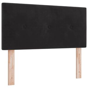 vidaXL Kopfteil mit Kopfteil Schwarz 90 cm Kunstleder