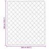 vidaXL Ganzjahresbettdecke Gepolstert Schwarz 240 x 260 cm