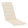 vidaXL Sonnenliegen 2 Stk. mit Auflagen Massivholz Akazie