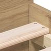 vidaXL Bettrahmen Artisan-Eiche 193 x 78 x 50 cm Holzwerkstoff