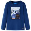 Kinder-Langarmshirt Jeansblau 92