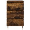 vidaXL Nachttische 2 Stk. R&auml;uchereiche 40x35x69 cm Holzwerkstoff