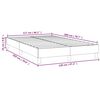 vidaXL Boxspringbettgestell Taupe 120x200 cm Stoff