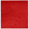 vidaXL Teppich OVIEDO Kurzflor Rot 120x120 cm