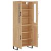 vidaXL Highboard Sonoma-Eiche 69,5x34x180 cm Holzwerkstoff