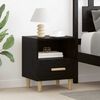 vidaXL Nachttisch Schwarz Eichen-Optik 40 x 35 x 47 cm Holzwerkstoff