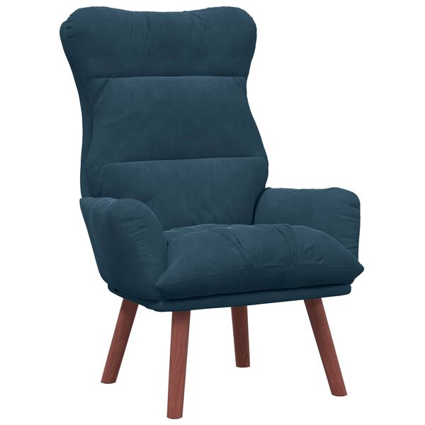 vidaXL Sessel Blau 69 x 74 x 93 cm Samt