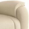 vidaXL Massagesessel Creme Stoff