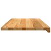 vidaXL Fensterb&auml;nke 2 Stk. Hellbraun 80x40x2 cm Massivholz Eiche