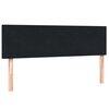vidaXL Boxspringbett mit Matratze & LED Schwarz 160x220 cm Samt
