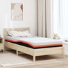vidaXL Matratze Wei&szlig; und Schwarz 100 x 200 cm Jacquard-Stoff