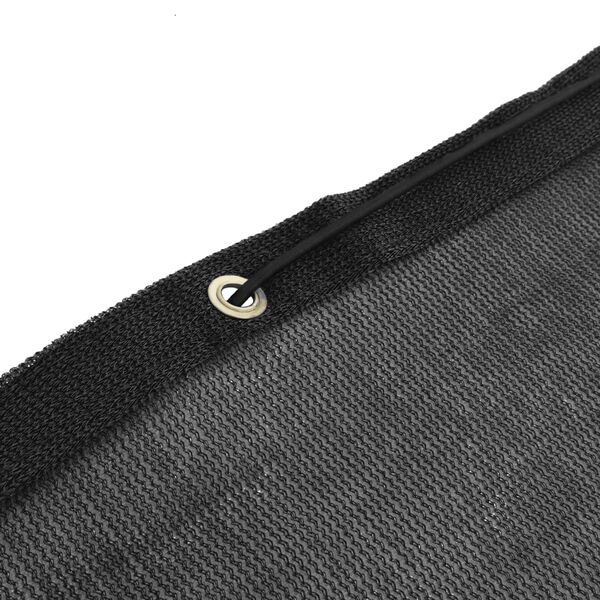 vidaXL Containernetz HDPE 4 x 9 m Schwarz