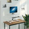 vidaXL Arbeitsstation Verstellbar 60x40x(13-41,5) cm Stahl